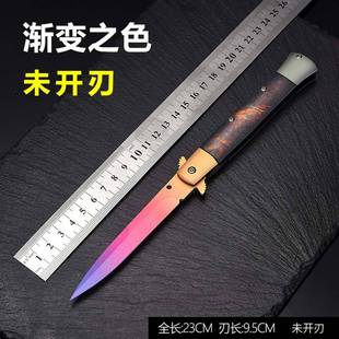 CSGO周边短剑刀武器模型实体折叠未开刃不锈钢游戏手办玩具摆件