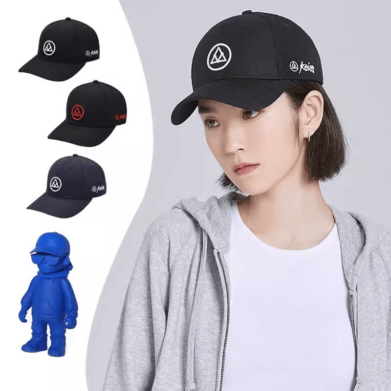 潮玩弯檐帽棒球帽男女弯帽檐四季