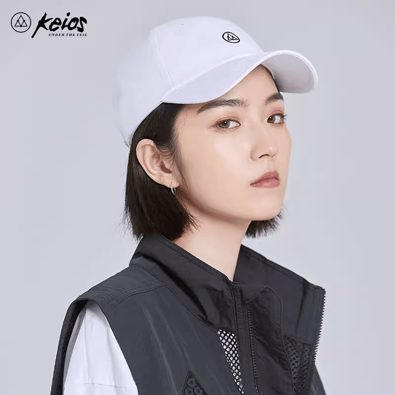 VEIL LOGO软顶老爹帽黑色粉色白色鸭舌帽女韩版潮防晒遮阳帽