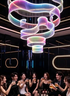 软骨发光飘带直插电源造型随意