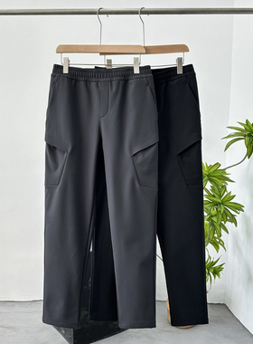 梭织防水防风加绒男士保暖V-fit热压长裤