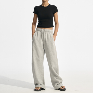 卫裤 冬季 香蕉裤 运动裤 松紧 Decemarch加绒厚款 宽松休闲裤 弯刀裤