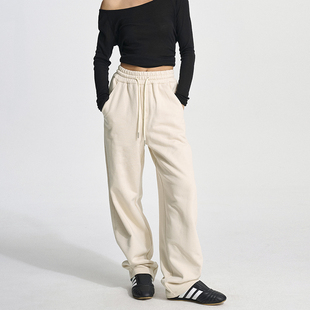 香蕉裤 Decemarch秋冬运动裤 宽松高腰镰刀弯腿裤 加绒萝卜裤 休闲裤