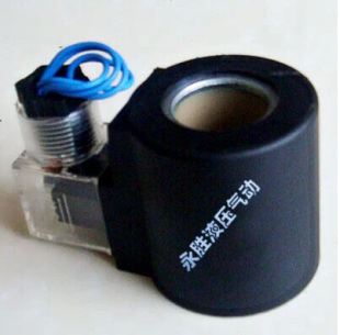 220V 液压元 电磁铁全铜芯内孔23MM O2型线圈 24V 件电磁换向阀