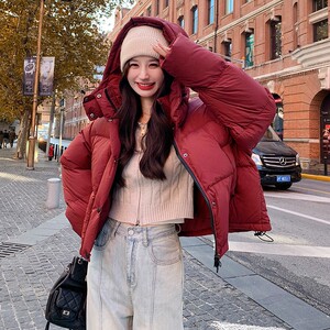 大货已出 数据好 大货90绒羽绒服 F8190P255-K358，女装羽绒服，小麦子服饰