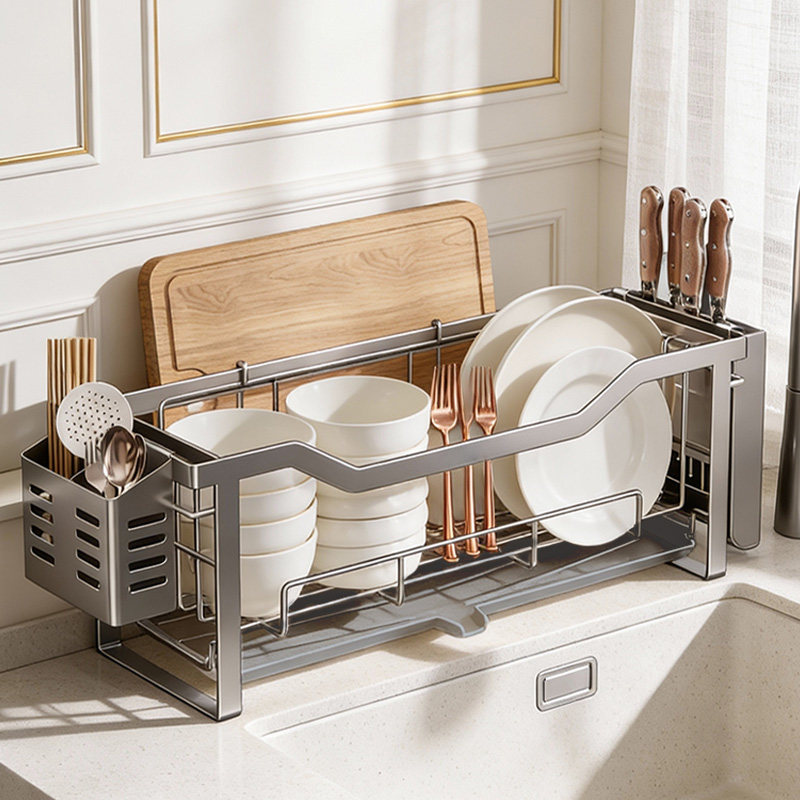 碗碟收纳架碗架不锈钢厨房水槽置物架沥水篮放筷子勺子碗盘沥水架,厨房/烹饪用具,碗架,淘宝优惠券,粉丝福利购,淘宝优惠卷
