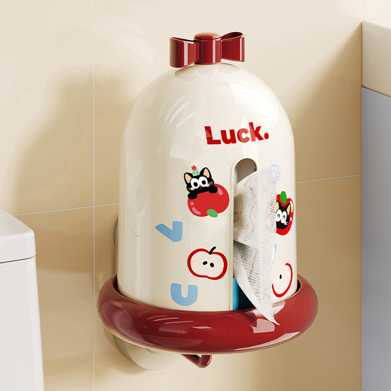 吸盘卫生间厕所纸巾盒