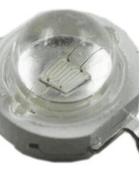 1瓦大功率紫光365到370nm 32MIL灯芯片条油墨固化用珠铜支架紫色