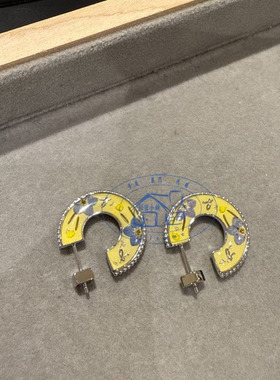 香港专柜代购 agnes b 半圈耳钉FARFETCH发发奇25春夏女款