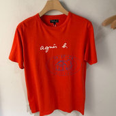 Agnes 品牌LOGO圆领短袖 香港专柜代购 经典 款 T恤25春夏男款