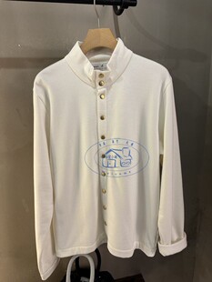 24春夏男装 香港专柜代购 加绒外套 b.HOMME金色b字纽扣长袖 agnes