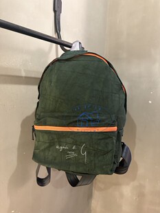 香港專櫃代購agnes b.輕便環保材質百搭男女雙肩背包書包 23春夏