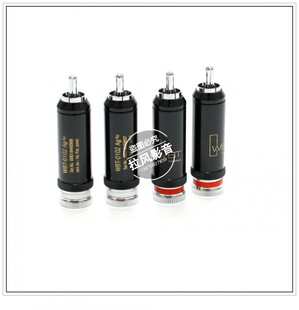 WBT0102Ag纯铜镀铑发烧级音响CD功放RCA莲花音频信号接线插头端子