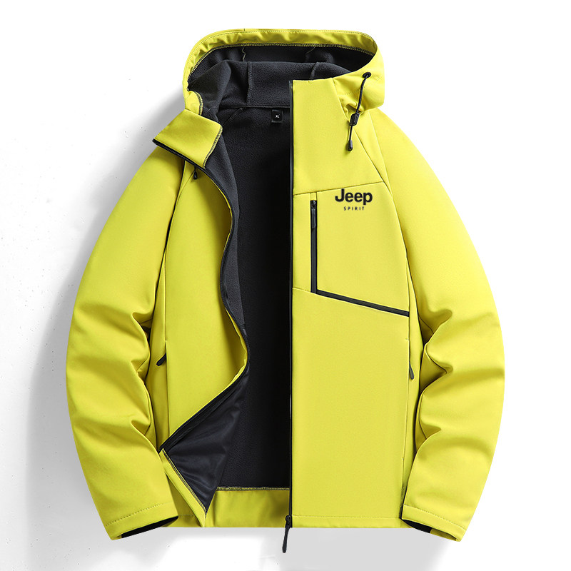 秋冬季软壳冲锋衣男款外套