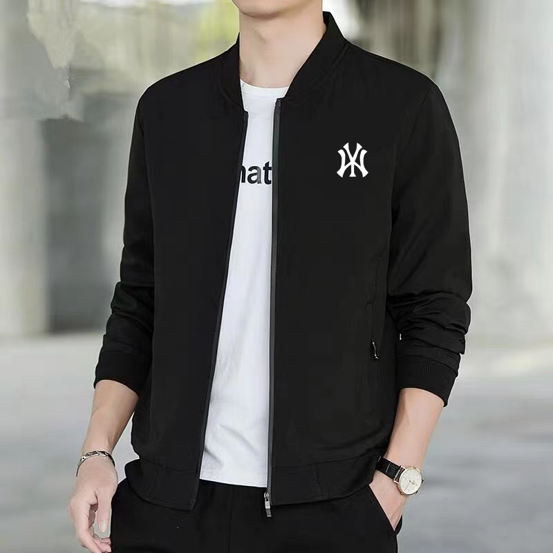 春秋季休闲夹克大码上衣外套