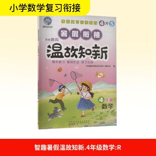 智趣暑假温故知新 4年级 数学 R 黄山书社 《智趣暑假温故知新》编委会 编 小学教辅  KC