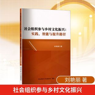 社会组织参与乡村文化振兴:实践、效能与提升路径 陕西师范大学出版总社有限公司 刘艳丽 著 经济理论QG