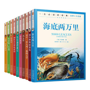 世界十大名著 ［苏］奥斯特洛夫斯基著 10本套装 ［英］柯南道尔 法］凡尔纳［意大利］德·亚米契斯著 一生