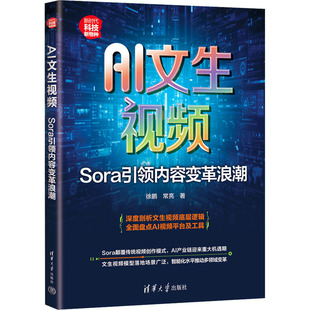 AI文生视频 Sora引领内容变革浪潮 清华大学出版社 徐鹏,常亮 著 图形图像/多媒体（新）G