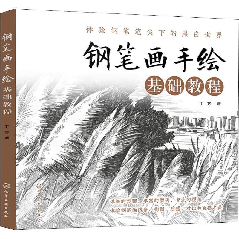 钢笔画手绘基础教程 化学工业出版社 丁方 著 钢笔画手绘从入门到精通 绘画（新）  KC,书籍/杂志/报纸,绘画（新）,淘宝优惠券,粉丝福利购,淘宝优惠卷