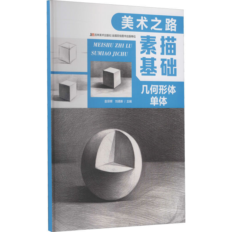 素描基础 几何形体单体赵宗辉,刘德新 编吉林美术出版社工艺美术（新）CX