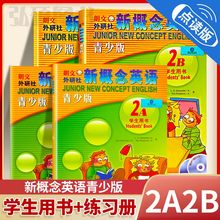 朗文外研社点读版新概念英语青少版2a2b学生用书练习册共4册小学英语培训机构教材 新概念英语青少版全套2a2b新概念英语青少版教程