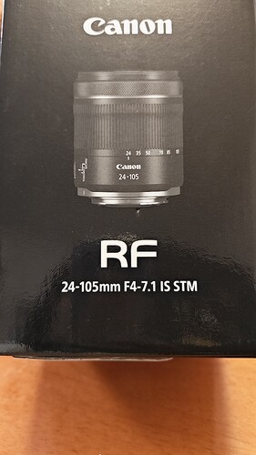 佳能原装正品RF24-105mm F4-7.1 IS STM 可开专票