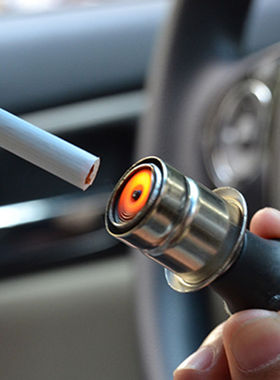 车用点烟器母座12V24V改装大货车面包车可点烟通用型车载点烟器头