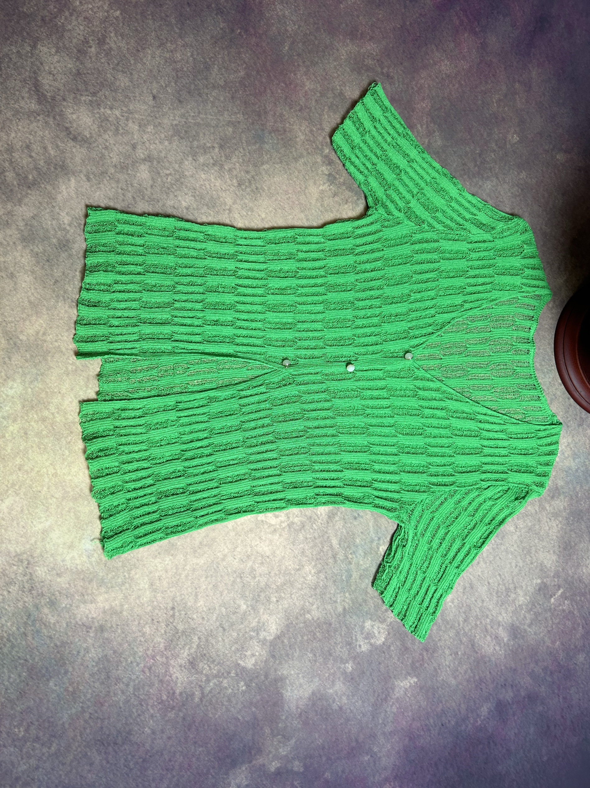 小香风源头工厂直销复古洋气麻花针织衫女短袖上衣2025春季新款