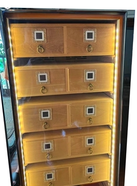 美晶水平线柜A1800-2800-A3800专用 进口西班牙雪松木雪茄保湿盒