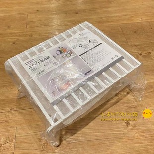 NITORI尼达利 可扩展碗碟架 白色家用厨房碗碟锅子置物架收纳架