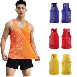 体育生田径训练服套装男女马拉松比赛跑步速干运动背心田径服体考