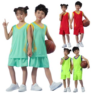 儿童篮球服套装定制中小学生比赛训练营服装幼儿园男童球衣女生
