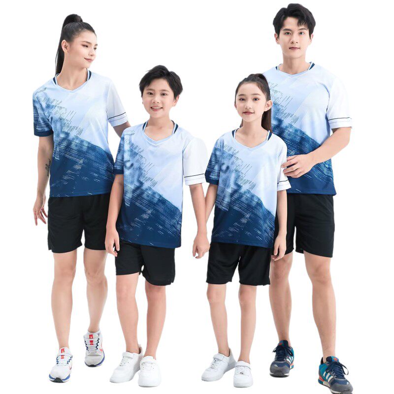 儿童羽毛球服套装女童乒乓球衣定制男童排球服跳绳训练比赛队服夏