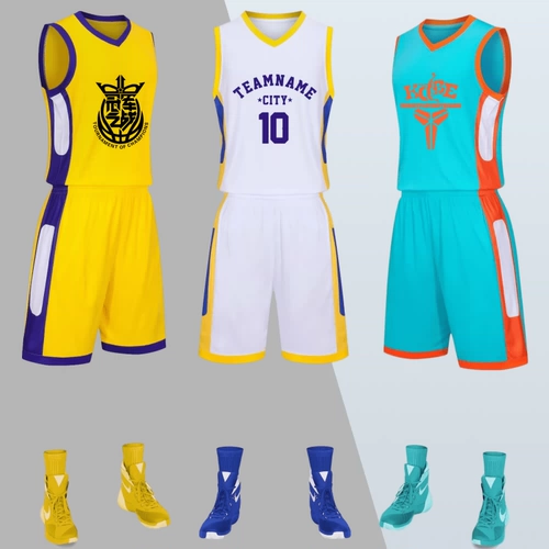 Спортивная баскетбольная форма, комплект подходит для мужчин и женщин для школьников для тренировок, подходит для подростков, делается под заказ