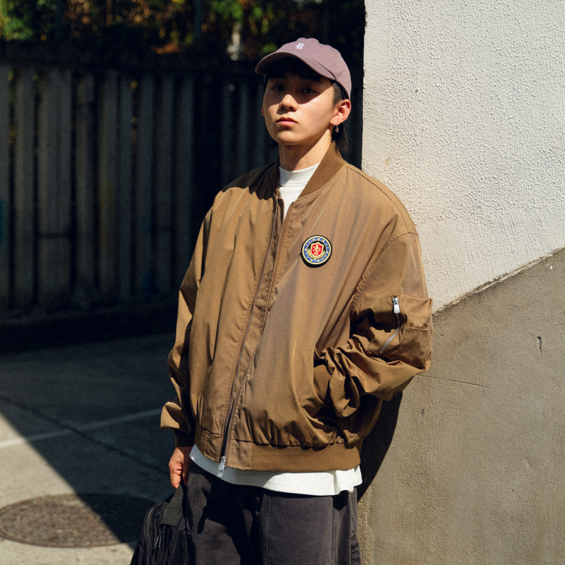 BDCT春秋款棒球领夹克棒球服外套