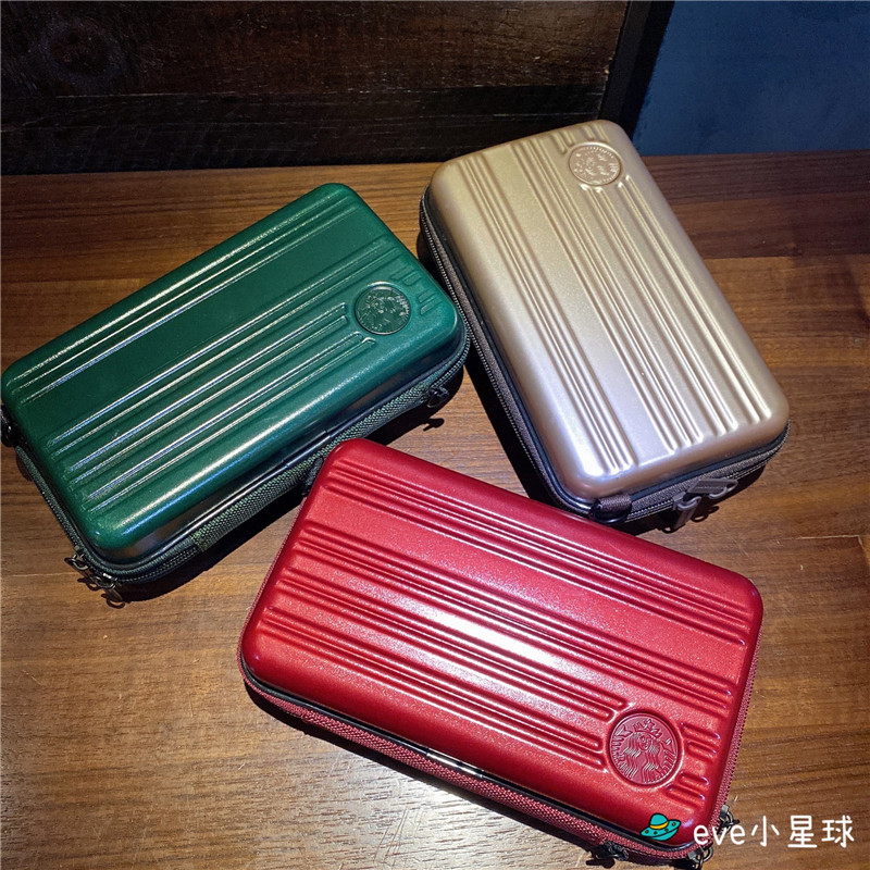 星巴克情人节礼物2021手持行李箱