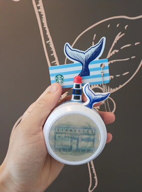 星巴克新款夏日水手多功能冰箱贴