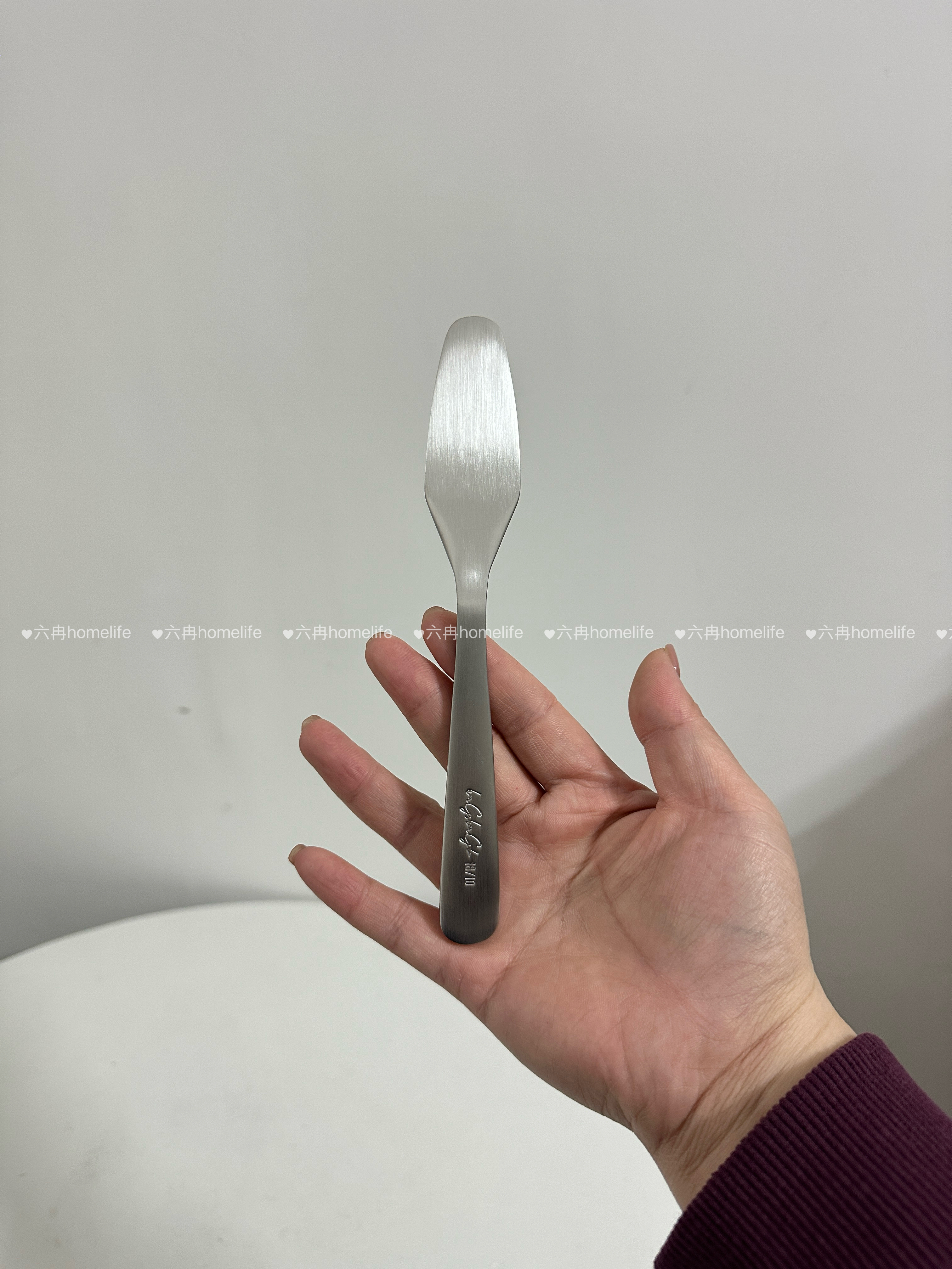 出口定制18/10不锈钢抹酱板包饺子勺酸奶抹酱勺牛油抹酱板