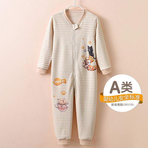 儿童连体睡衣纯棉A类空调服