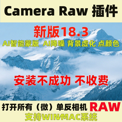 Cameraraw18.3插件安装教程
