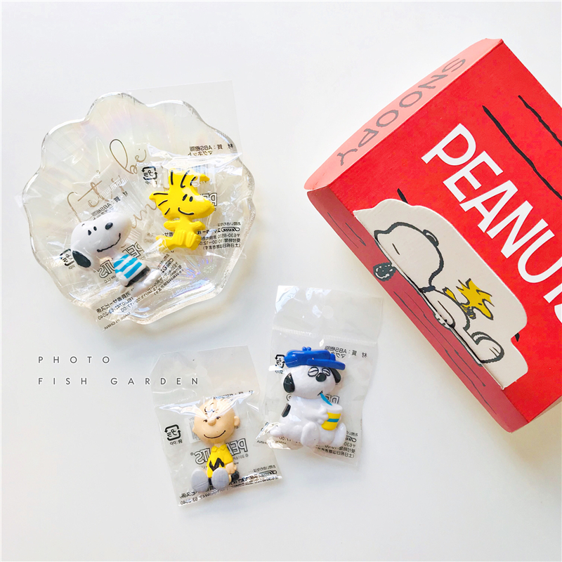 FISHGARDEN 史努比 SNOPPY 查理 塔卡 奥拉夫 卡通吸铁石 磁贴