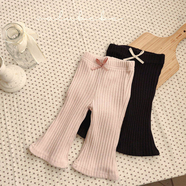 valu罗纹喇叭裤！筱筱韩国童装代购26春款婴幼儿小童舒适长裤,童装/婴儿装/亲子装,裤子,淘宝优惠券,粉丝福利购,淘宝优惠卷