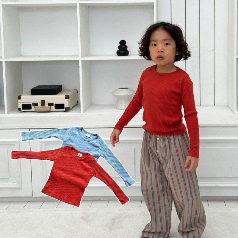 CANTUCCI弹力打底T恤！QZ~韩国童装代购 26春款儿童纯色坑条,童装/婴儿装/亲子装,T恤,淘宝优惠券,粉丝福利购,淘宝优惠卷