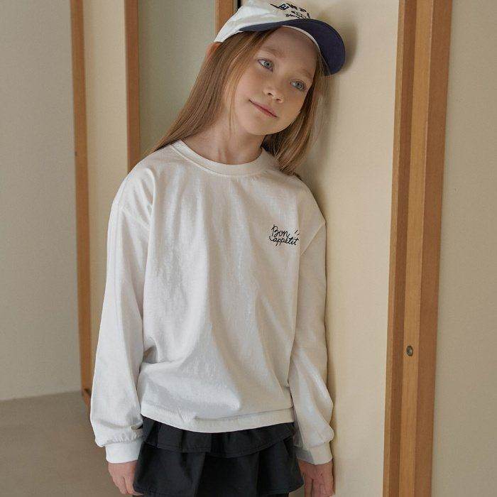 MOMOANN百搭长袖！韩国童装代购 26春款儿童简约印花圆领长袖T恤,童装/婴儿装/亲子装,T恤,淘宝优惠券,粉丝福利购,淘宝优惠卷