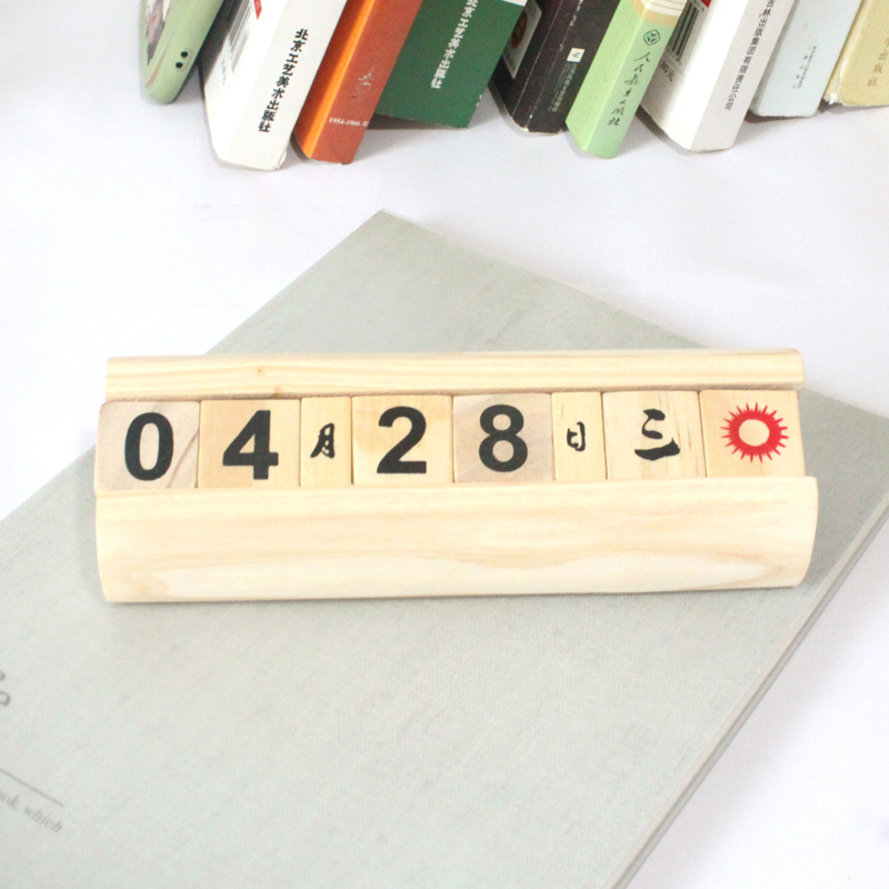 木头物语复古风天气美食桌面摆件