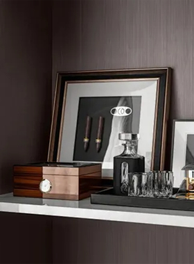 【可开发票】高端皮革酒具醒酒器