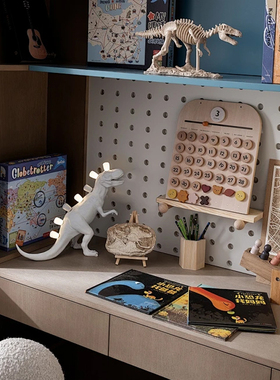 【可开发票】儿童房积木日历摆件