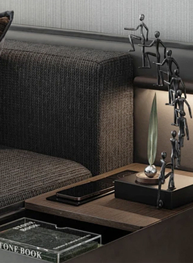 【可开票】步步高升人物寓意摆件