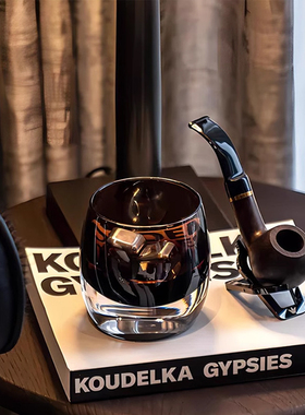 【可开发票】红棕色单杯酒杯摆件